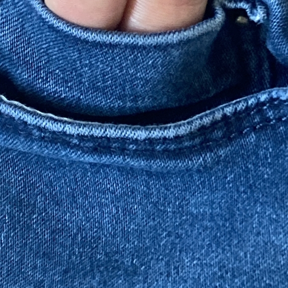 Preloved ASOS Maternity Denim Jeans Blue UK Size 10 - Picture 12 of 16